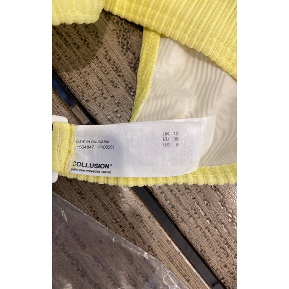 Collusion Ribbed Bikini Top NEW - Picture 3 of 4